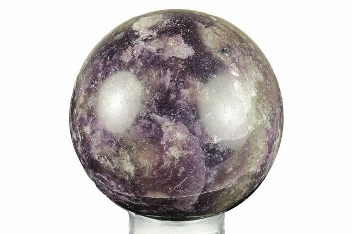 Deep Purple Lepidolite Sphere - Madagascar #258150